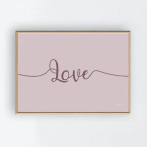 Love børneplakat